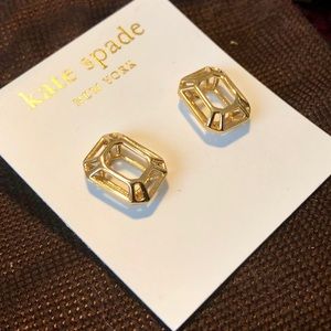 Rare Kate Spade Open Jewel Earrings